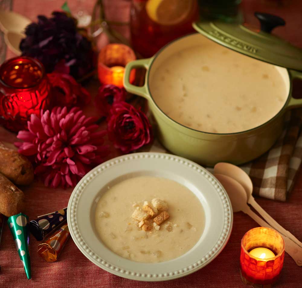 Jean Trebek's Vegan Roasted Cauliflower Soup Recipe_insidewink Reliable Recipes