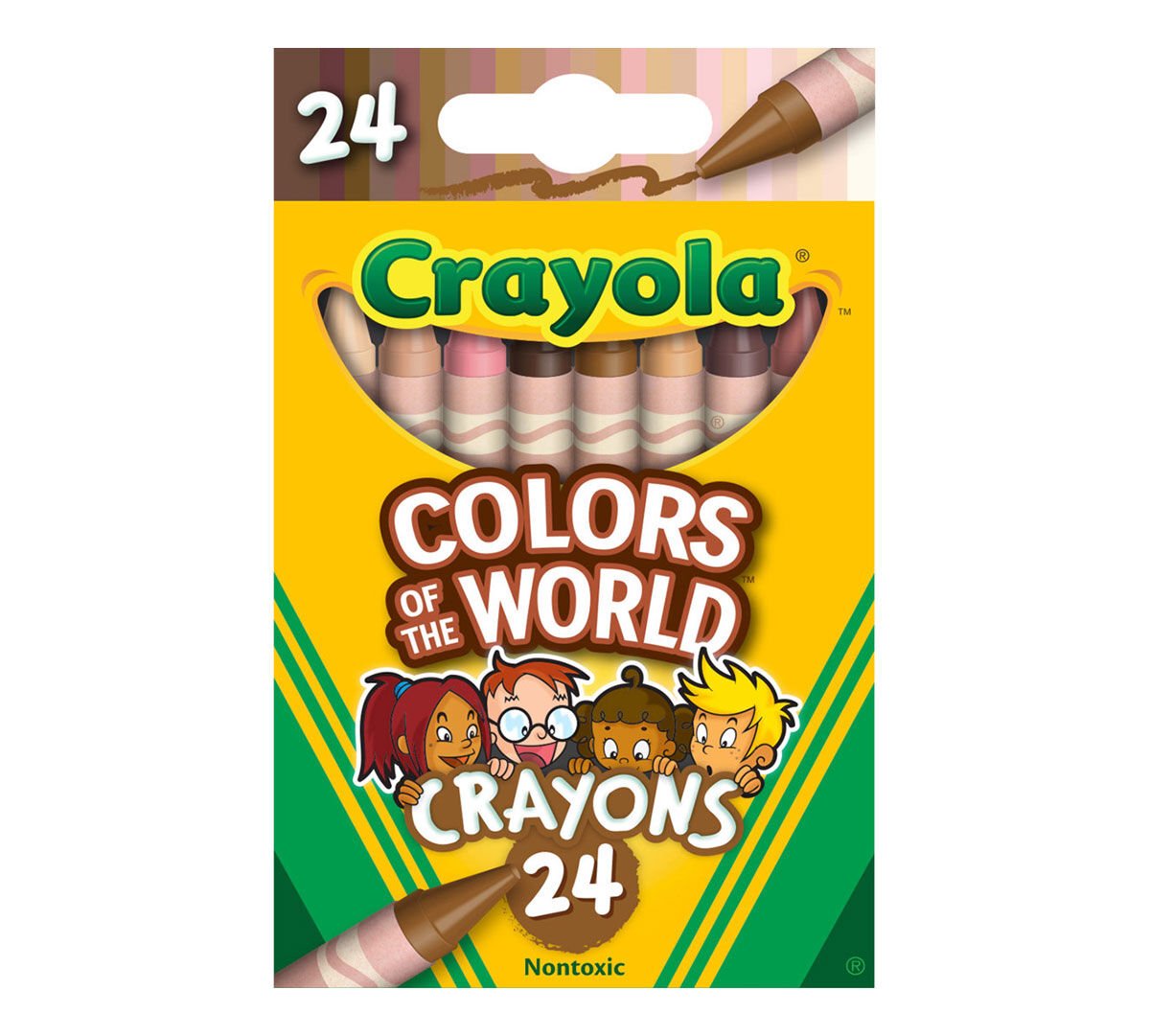 Good News for ALL Creative People. Crayola announces "Colors of the World Crayons"