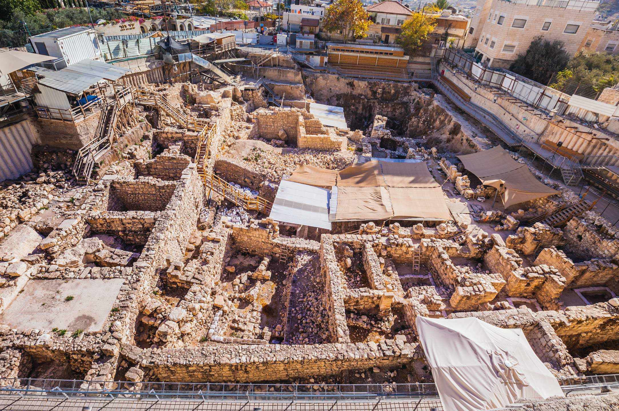 Givati Parking Lot Excavation. Photo by Koby Harati. Courtesy of the City of David