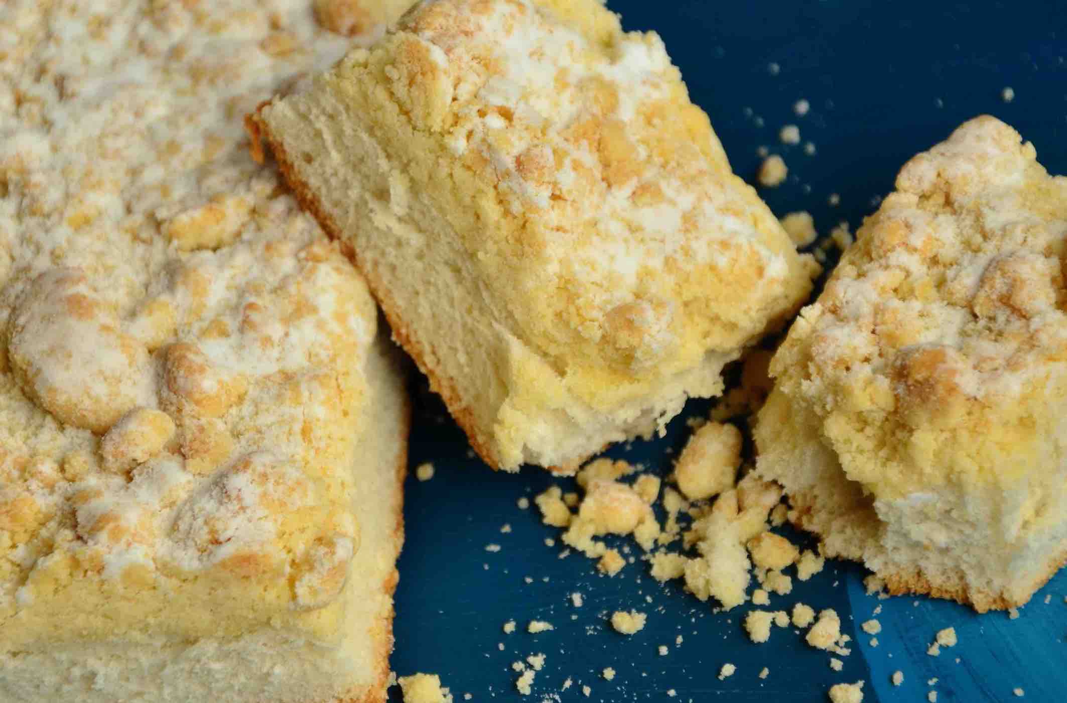 Crumb Cake Reliable Recipes: Jean Trebek shares the amazing "Best Ever Crumb Cake Recipe" from Elaine Khosrova's book "Butter: A Rich History".