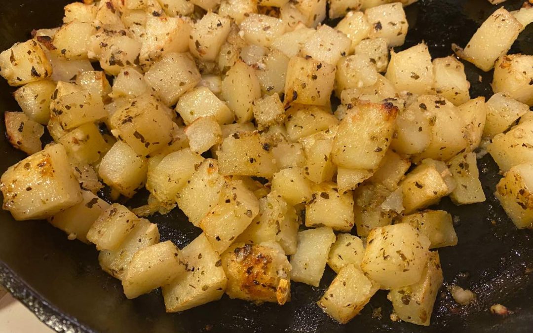 Jean’s Reliable Recipe – Roasted Potatoes with Oregano, Garlic & Lemon