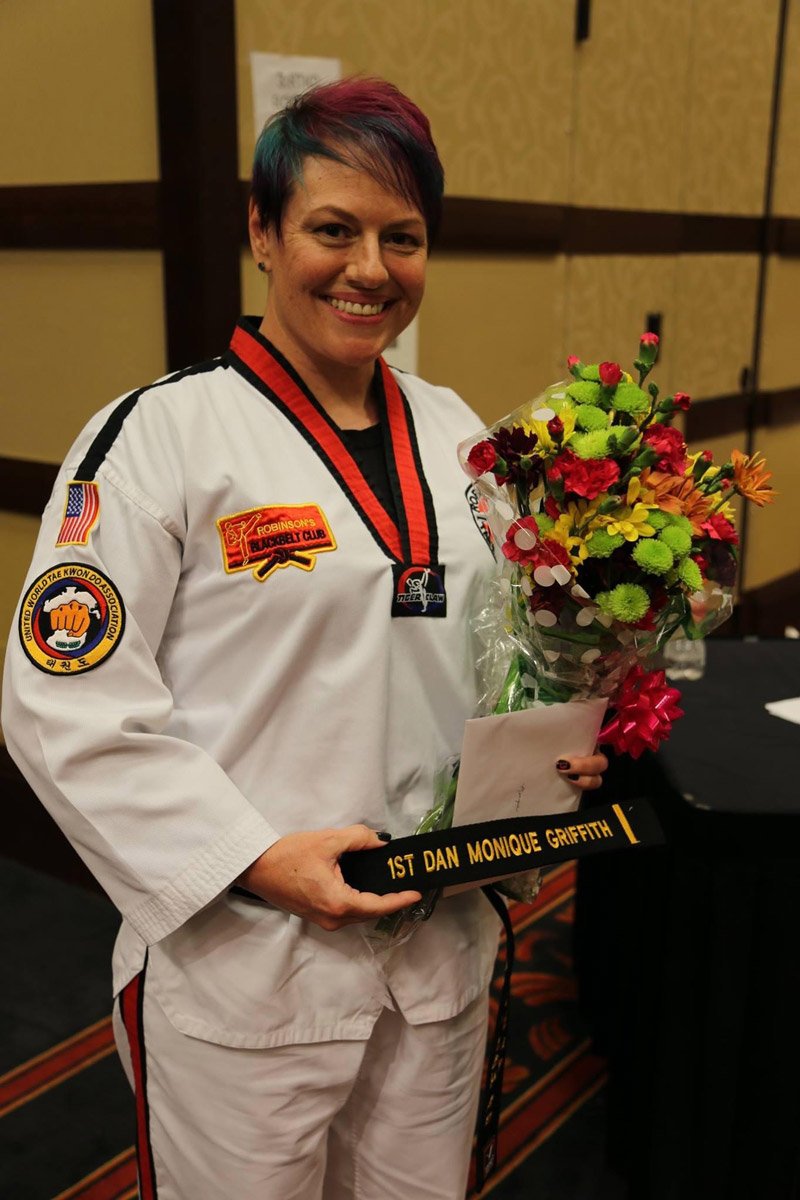 The night I got my black belt in Taekwondo-Monique Griffith Looks for the Blessings in Life