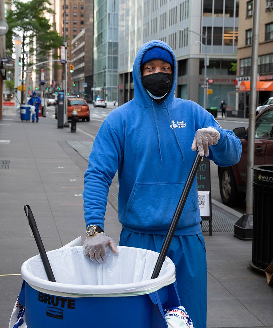 Ready, Willing and Able men become an important part of New York City's frontline defense during the pandemic.