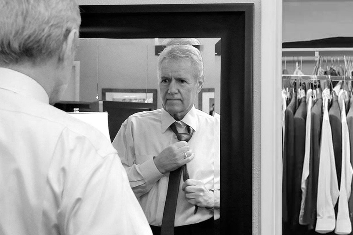 Matthew Trebek coordinates the donation of his dad's Jeopardy! wardrobe to The Doe Fund's Ready, Willing & Able economic opportunity work program in NYC.