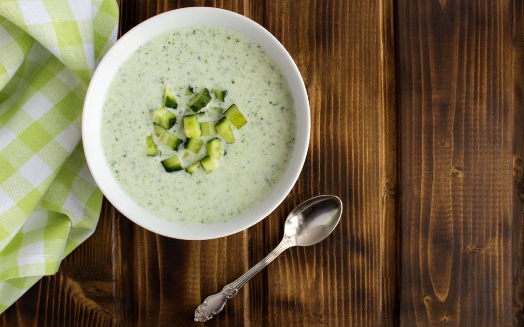 Jean’s Summery Chilled Cucumber Yogurt Soup